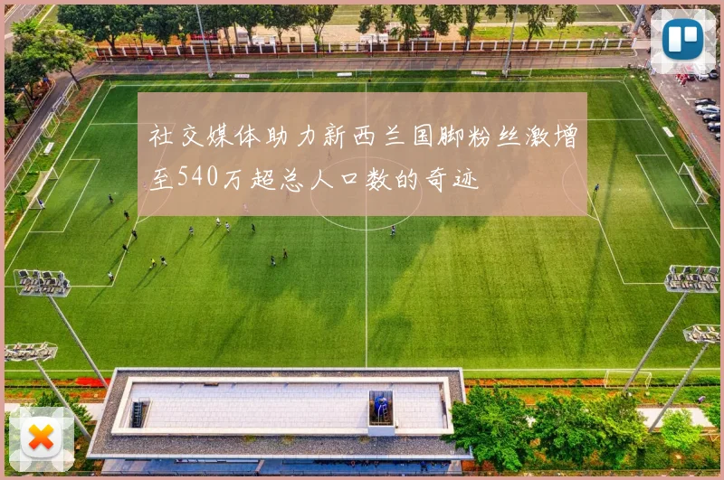 社交媒体助力新西兰国脚粉丝激增至540万超总人口数的奇迹